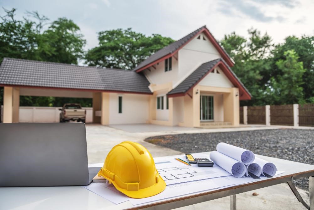 builder working on a residential home in 2025